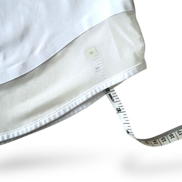 Athleta Sunlover UPF50 Dress, Fine Mesh 2.5" Hem White Slvless Wm Sz M EUC - Picture 8 of 11